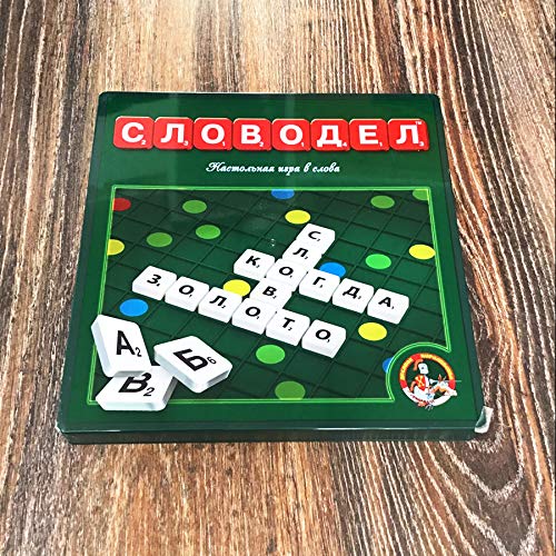 Russian Scrabble Family Board Game Set - Russian Language Learning Gameset