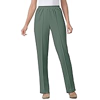 Woman Within Women's Plus Size The Elastic-Waist Soft Knit Pant