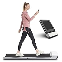 Folding Treadmill, Ultra Slim Foldable Treadmill Smart Fold Walking Pad Portable Safety Non Holder Gym and Running Device P1 Grey 0.5-3.72MPH