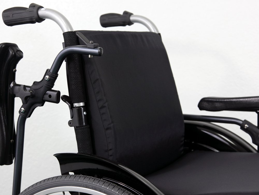 Karman Premium Memory Foam Back Cushion for Wheelchair in 18 inch Seat