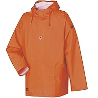 Helly-Hansen Workwear Horten Waterproof Rain Jacket for Men - Heavy Duty PVC-Coated Protective Flame Resistant Rain Coat