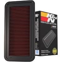 K&N Engine Air Filter: Increase Power & Acceleration, Washable, Premium, Replacement Car Air Filter: Compatible with 1999-2017 Chevrolet/GMC/Cadillac Truck and SUV V8, 33-2135