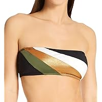 Vince Camuto Women's Colorblocked Bandeau Bikini Top