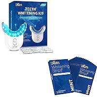 Teeth Whitening Kit with LED Light and Teeth Whitening Strip