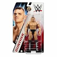 Mattel WWE Action Figure, 6-inch Collectible Gunther with 10 Articulation Points & Life-Like Look