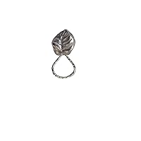 Leaf FT63 2.2x2.8cm Emblem Made From Fine English Pewter Brooch drop hoop Holder For Glasses , Pen , ID jewellery POSTED BY US GIFTS FOR ALL 2016 FROM DERBYSHIRE UK …