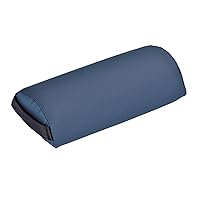 EARTHLITE Bolster Pillow Neck – Durable Massage Bolster, 100% PU Upholstery incl. Strap Handle/Professional Quality for Massage Tables/Back Pain Relief, Mystic Blue 3Lx6Wx13H