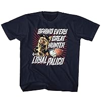 Monster Hunter Video Game Behind Great Hunter Loyal Palico Youth T-Shirt Tee