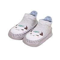 Infant High Top Shoes Autumn and Winter Cute Children Toddler Shoes Flat Bottom Non Slip Floor Sports Shoes Little Girl