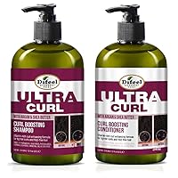 Difeel Ultra Curl 2-PC Curl Enhancing Shampoo & Conditioner Set - Includes Shampoo 12 oz & Conditioner 12 oz.