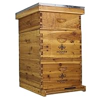 Beehive 20 Frame Complete Box Kit 10 Deep-10 Medium Langstroth Bee Hive Frames 