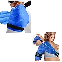 Atsuwell XL Hip Ice Pack Wrap After Surgery & Shoulder Ice Pack Rotator Cuff Cold Therapy