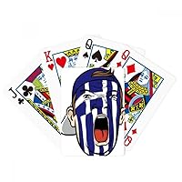 Greece Flag Facial Makeup Head Screaming Cap Poker Playing Magic Card Fun Board Game