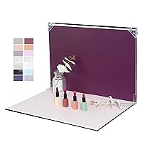 Photography Photo Backdrop Background Kit: 7Pcs 12Patterns Small Paper Boards for Product and Food Tabletop Flat Lay Photoshoot.(Small 16x11.5in)