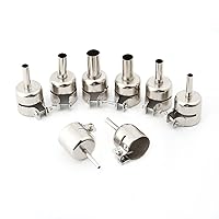 8Pcs/Set Heat Gun Nozzles Kits Mouth Tips Hot Air Soldering Station Repair Tools（3/4/5/6/7/8/10/12mm)