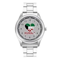 Love Kuwait Men's Bracelet Watch Business Dress Quartz Watches Wrist Watch for Women Gift