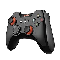 TNP Bluetooth Wireless Gaming Controller, High Performance Precision Portable BT 2.4 GHZ Cordless Gamepad Joystick for Android TV Box Tablet Phone PS3 Windows PC Steam