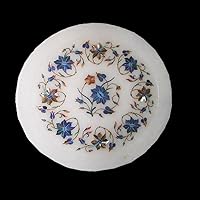 crafts look Marble Plate Inlay Home Decor Gifts