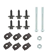 16PCS Front Leaf Spring Bracket Mounting Eye Bolts J-Clips Replacement for 1967-1981 Camaro Firebird