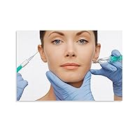 Posters Beauty Poster Botox Dermal Filler Injection Poster Beauty Salon Hospital Decoration Poster Poster for Room Aesthetic Posters & Prints on Canvas Wall Art Poster for Room 08x12inch(20x30cm)