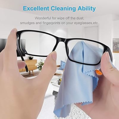 8 PCS Microfiber Cleaning Cloth for Glasses (6x7), Premium Eyeglass  Cleaning.
