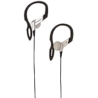 Panasonic RP-HS16-S In-Ear Earbud Heaphones with Flexible Ear Hinge (Silver)