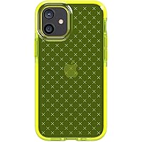 tech21 Evo Check Phone Case for Apple iPhone 12 Mini 5G with 12 ft. Drop Protection, Luminous Yellow