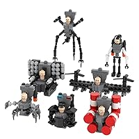 MOOXI-MOC Skibi Man Minifigs Building Set,Creative Cute Building Blocks Children Kits,Gifts for Kids(572pcs)