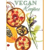 Vegan recipes blank notebook: Beautifully covered cookbook with the perfect template for all your best vegan recipes.