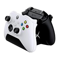 HyperX ChargePlay Duo - Controller Charging Station for Xbox Series X|S and Xbox One Wireless Controllers, Includes Two 1400mAh Rechargeable Battery Packs and Additional Battery Doors