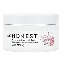 The Honest Company More Moisture Body Butter | Moisturizing Cream for Dry Skin | Vegan + Hypoallergenic | Shea Butter + Nourishing Oils | 5 oz