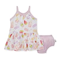 Burt's Bees Baby Baby Girls' Dress, Infant & Toddler, Short & Long-Sleeve, 100% Organic Cotton