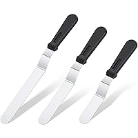 Walfos Icing Spatula, Stainless Steel Cake Spatula with Sturdy and Durable  Handle Cake Decorating Spatula Set of 3 - Multi purpose Use for Home,  Kitchen or Bakery (6, 8, 10)