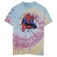 Marvel Kids Classic Spiderman Boys Short Sleeve Tee Shirt