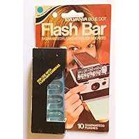 Sylvania Blue Dot Flash Bar, Flashbar -10 Guarenteed Flashes with Flash Indicators NOS