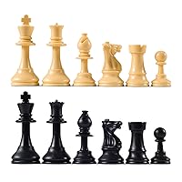 Quality Club Chess Pieces with 3 3/4 King