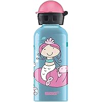 Sigg - Aluminium Kids Water Bottle - KBT - Leakproof - Lightweight - BPA Free - Climate Neutral Certified - 14oz