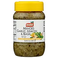 KHLV00397487 8 oz Garlic Minced Lemon Basil Spice