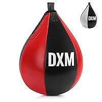 Boxing Speed Bag - Leather Speed Bags - Punching Speed Ball - Exercise Workout MMA Speed Bag for Adults