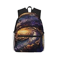 Galaxy Unisex Backpack Double Shoulder Daypack,Lightweight Bag Casual Bag Travel Rucksack