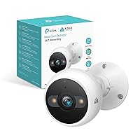 2K QHD Security Camera Outdoor Wired, IP65, Starlight Sensor & 98Ft Night Vision, Motion/Person Detection, 2 Way Audio w/Siren, Cloud/SD Card Storage, Alexa &Google Home Compatible(KC420WS)