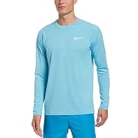 Nike Mens Hydroguard Light Blue Heather Classic Fit T-Shirt XL