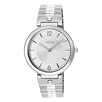 TOUS Analogue Watch with S-Band Steel Bracelet, Silver, Bracelet