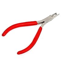 Professional Split ring pliers jewelry making beading crafts tool Red Handle