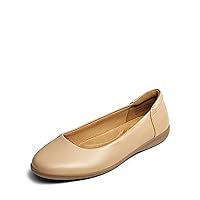 DREAM PAIRS Women’s Comfortable Ballet Dressy Work Flats, Round Toe Slip on Office Shoes