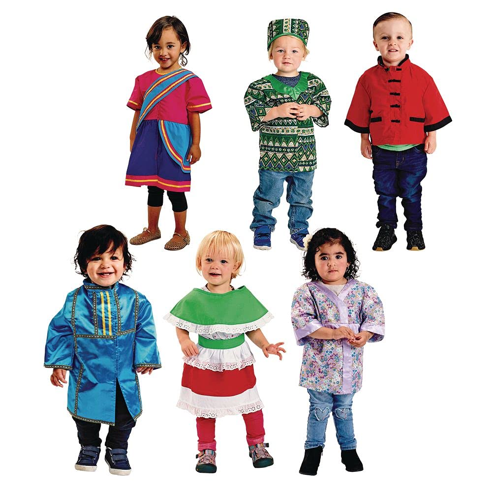 Toddler Traditional Multicultural Clothing Set of 6 (Item # TODWEAR)