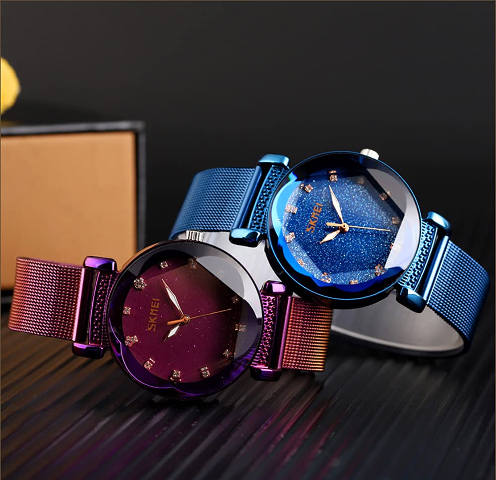 Gosasa Fashion Women Watches Luxury Diamond Watches for Women Casual Quartz Wristwatches Stainless Steel Simple Style Waterproof Elegant Ladies Watches