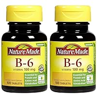 Vitamin B6 100 mg Tabs, 100 ct (Pack of 2)