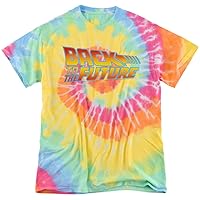 Popfunk Back to The Future Logo Collection Unisex Adult T Shirt and Stickers