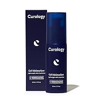 Curology Gel Face Moisturizer, Lightweight Daily Face Lotion with Hyaluronic Acid, Buildable Hydration for All Skin Types, 1.7 fl oz